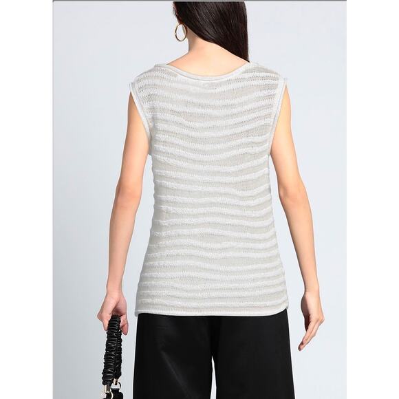 THEORY NEW Jumpers Knitted Lightweight Knit Crewneck Top Size S Cotton Blend - Picture 2 of 8